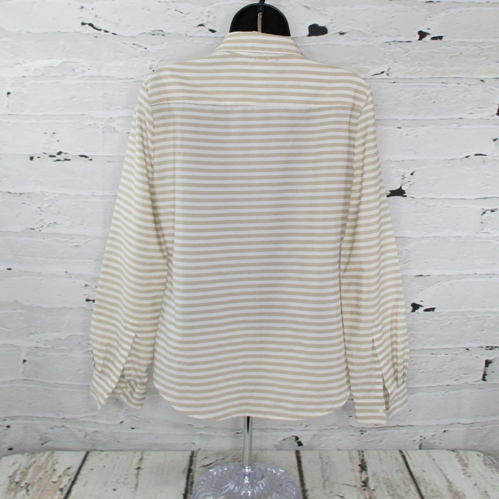 Banana Republic Petites Striped Blouse - Picture 3 of 5